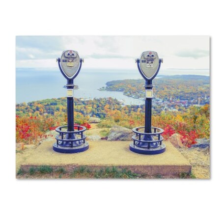 Trademark Fine Art Preston 'Tower Viewers' Canvas Art, 14x19 EM0509-C1419GG